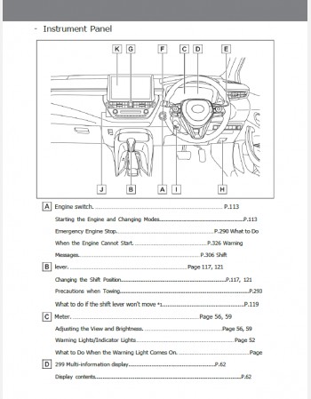 toyota corolla sport 2021-2022 owners manual